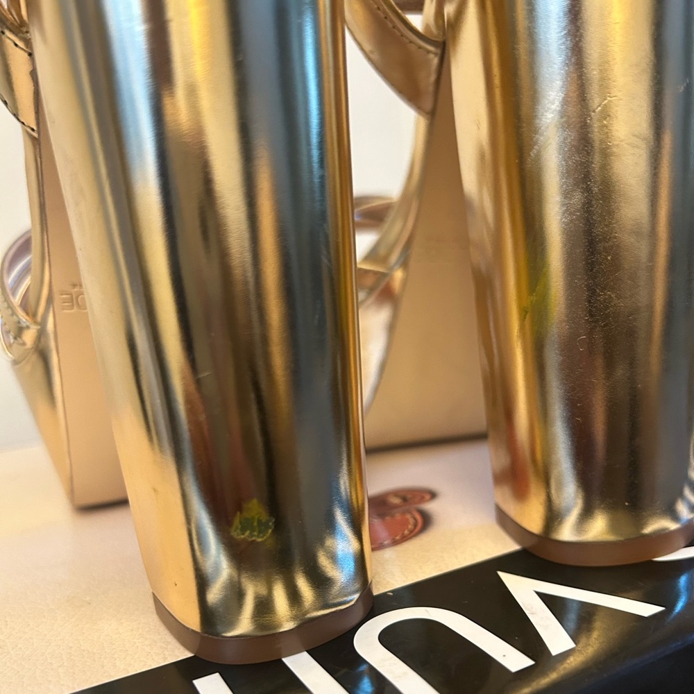 Rachel zoe metallic Gold Platform Heels - Picture 11 of 16